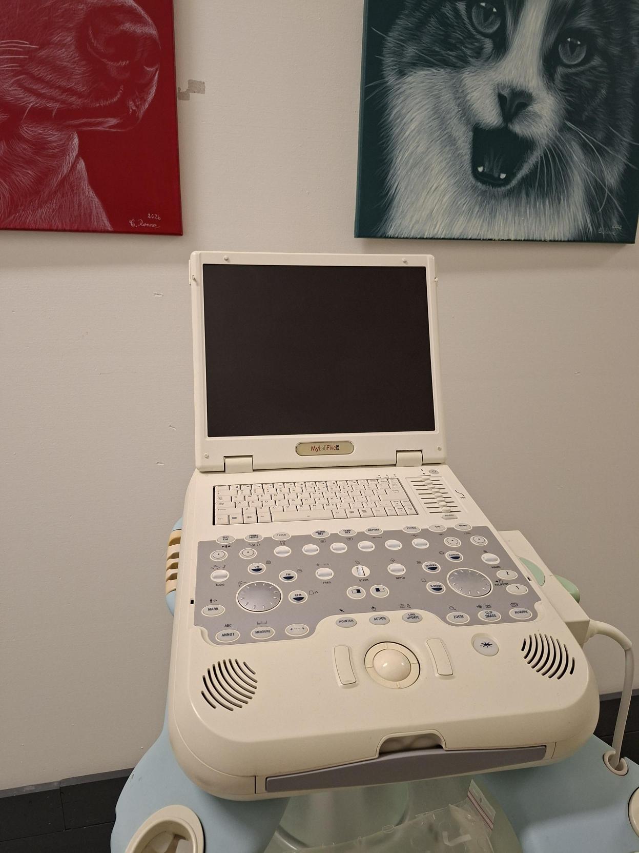 Scanner Esaote MyLabFive Vet på trolley inkl. 1 probe2